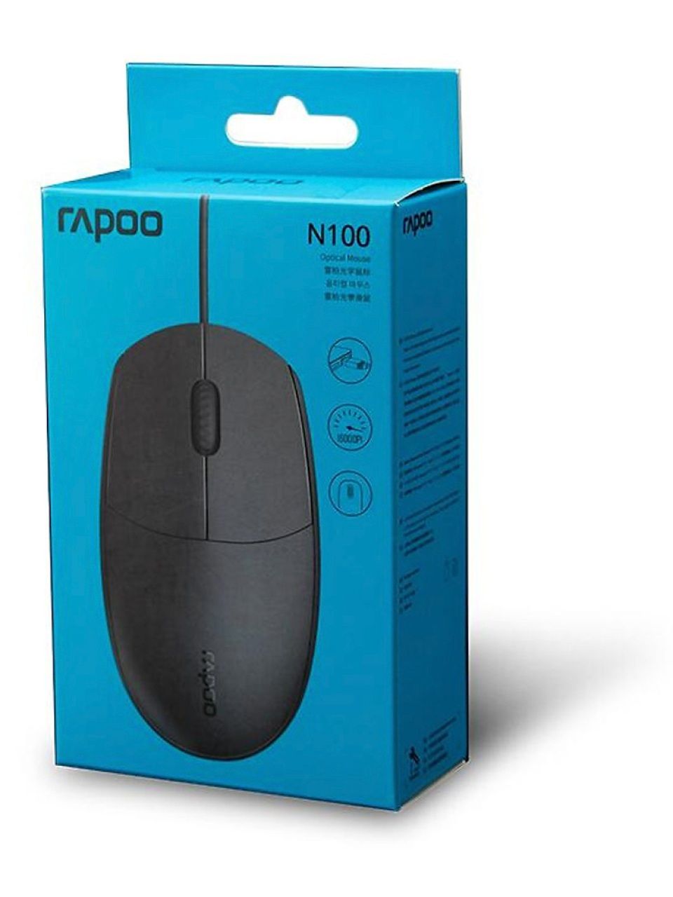 Компьютерная мышь Rapoo N100 Чёрный