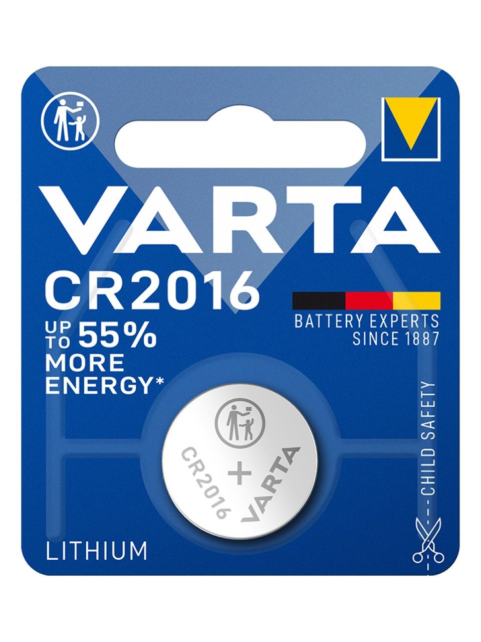 Батарейка VARTA Lithium CR2016 3V 1 шт. в блистере