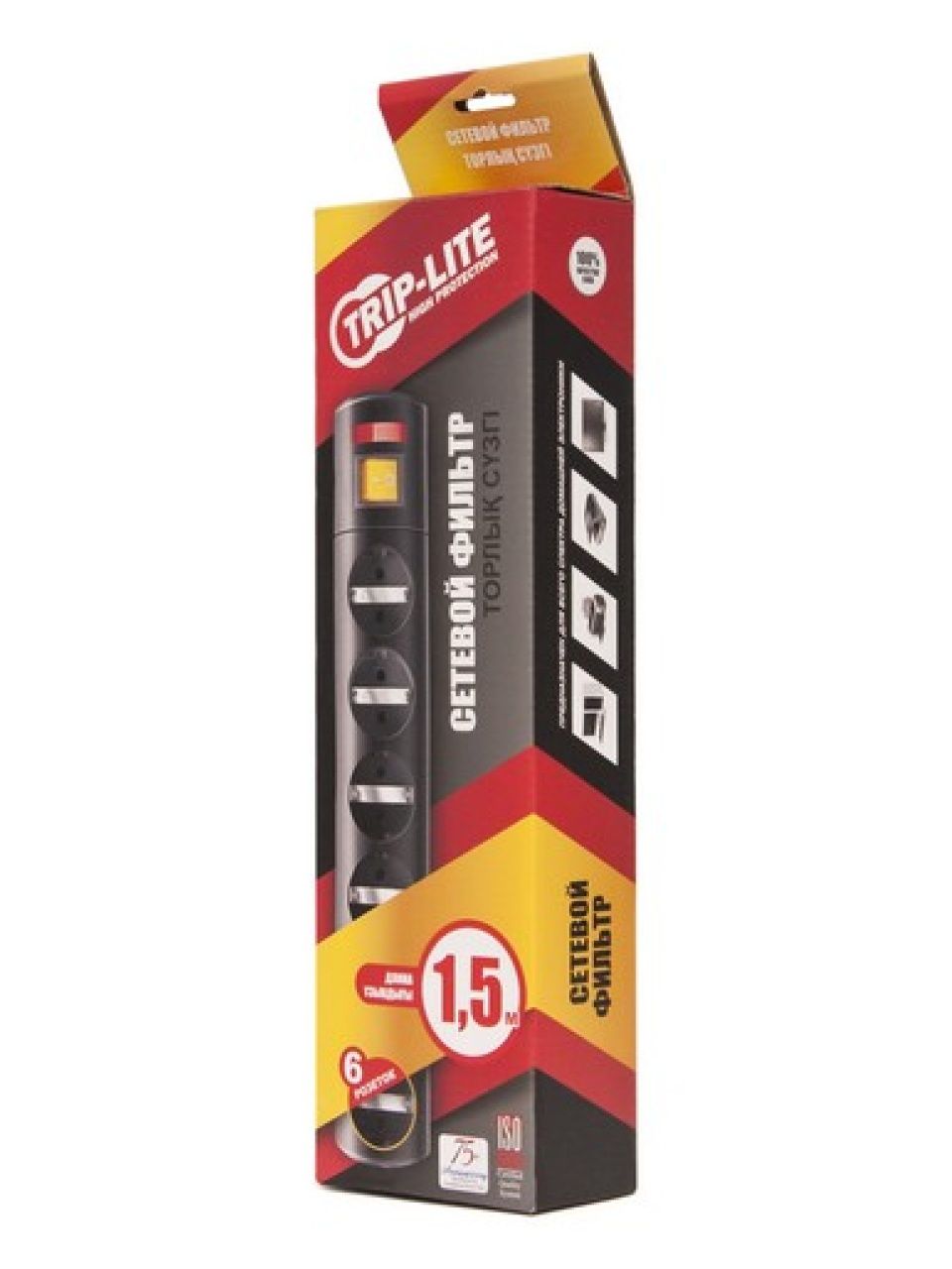 Сетевой фильтр Trip-lite GR16-1379T 1.5 м. 220 в.
