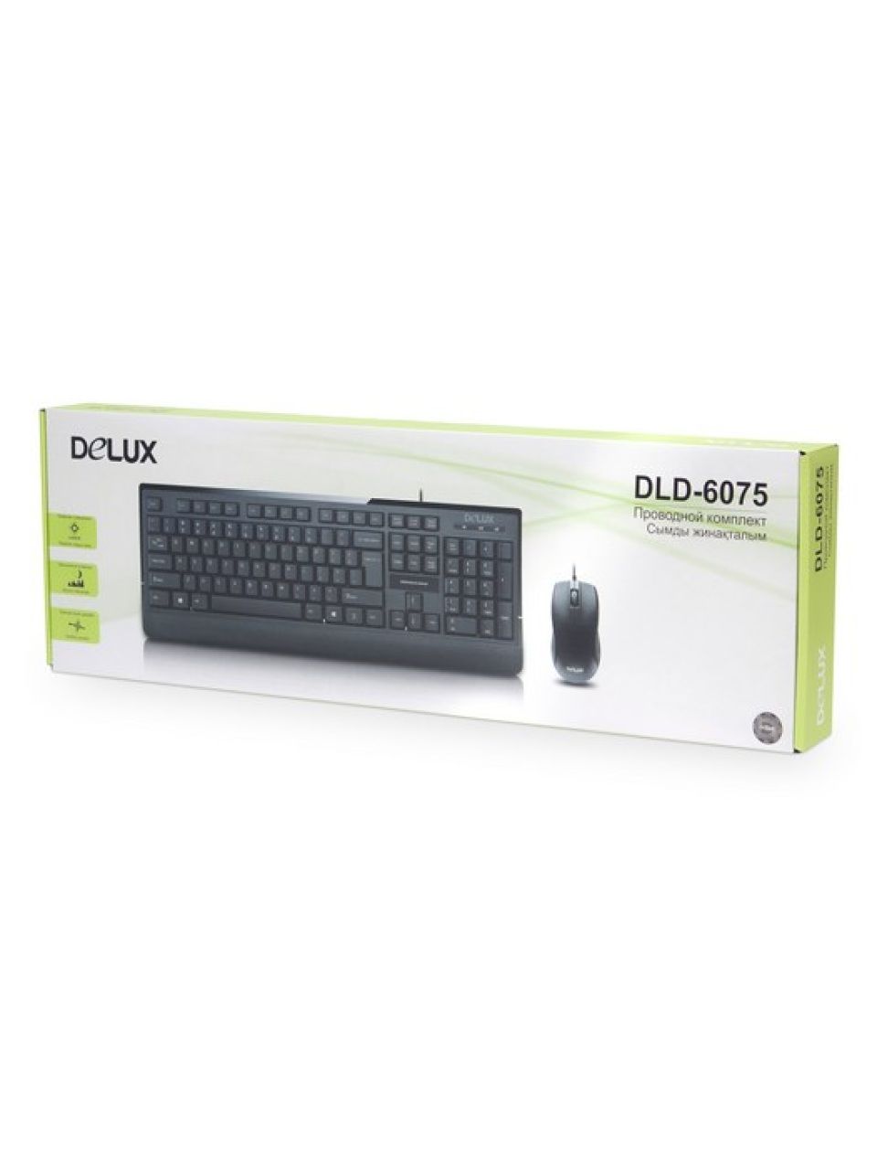 Комплект Клавиатура + Мышь Delux DLD-6075OUB