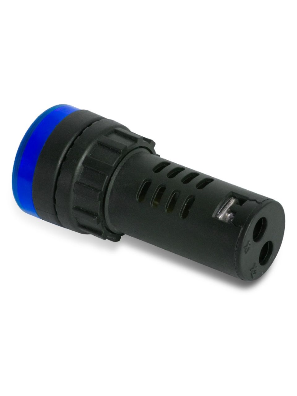 Лампа светодиодная универсальная ANDELI AD16-22D 220V AC/DC (синия)