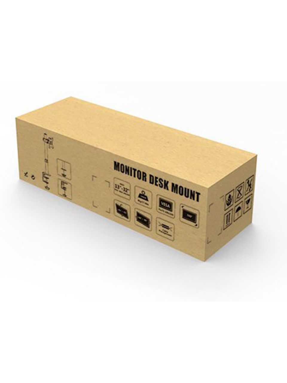 Настольный кронштейн Brateck LDT12-C024N для 2-х мониторов (13"-32")