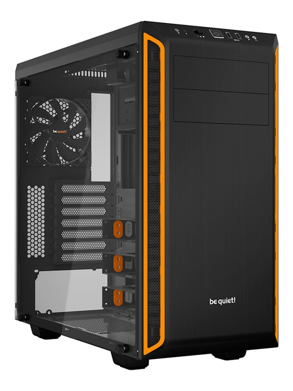 Компьютерный корпус Bequiet! Pure Base 600 Window Orange Без Б/П