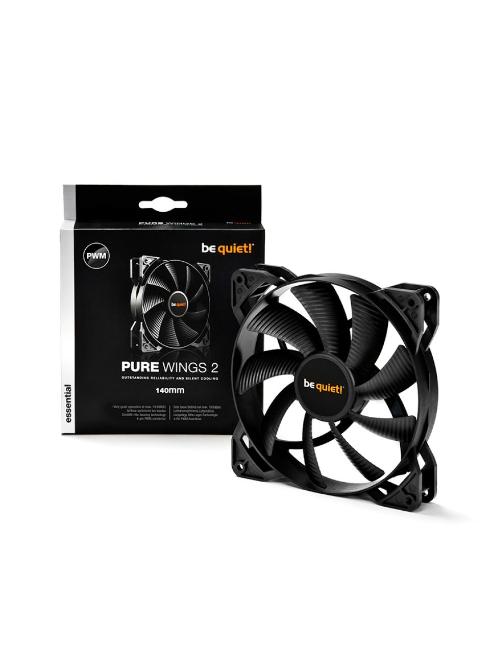 Вентилятор для компьютерного корпуса Bequiet! Pure Wings 2 140mm PWM