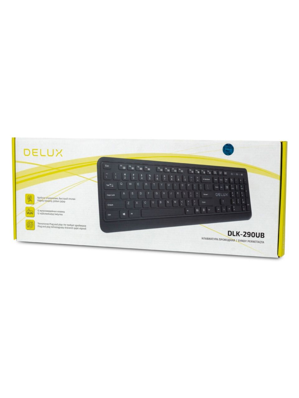 Клавиатура Delux DLK-290UB
