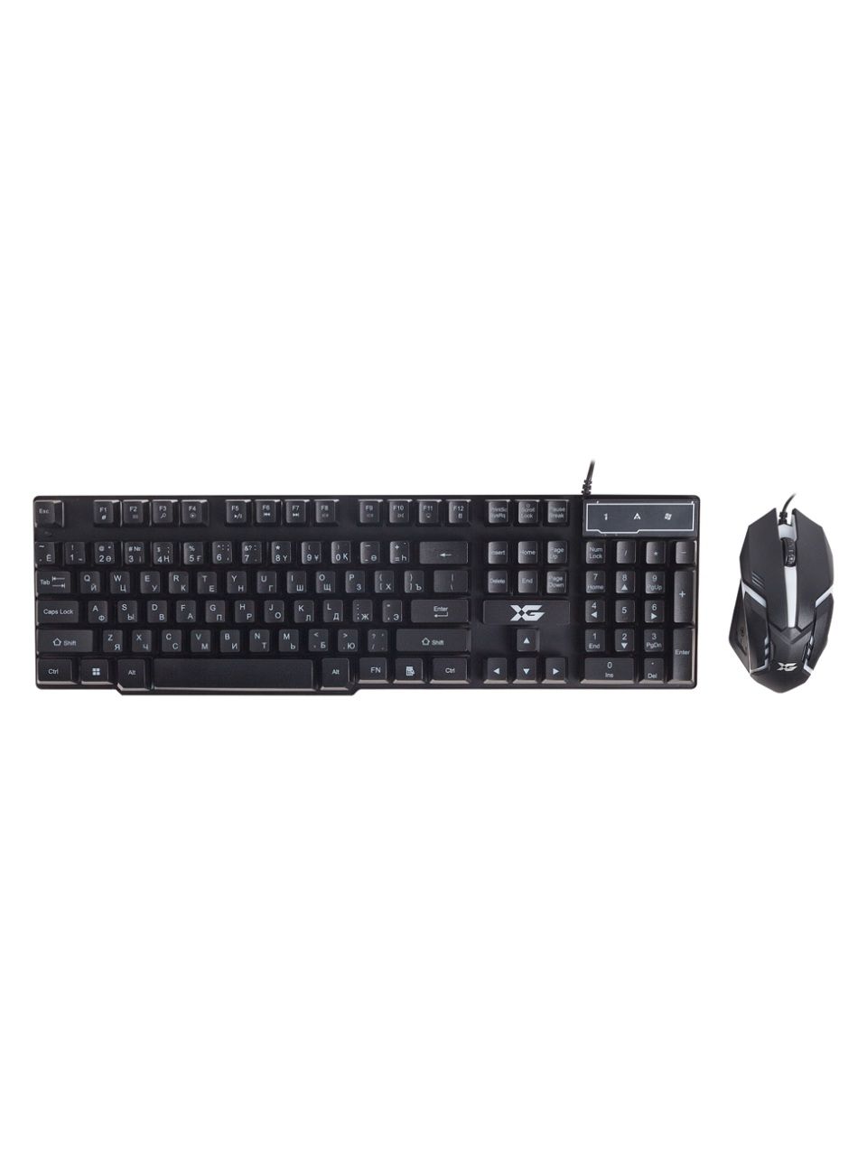 Комплект Клавиатура + Мышь XG XD-575OUB