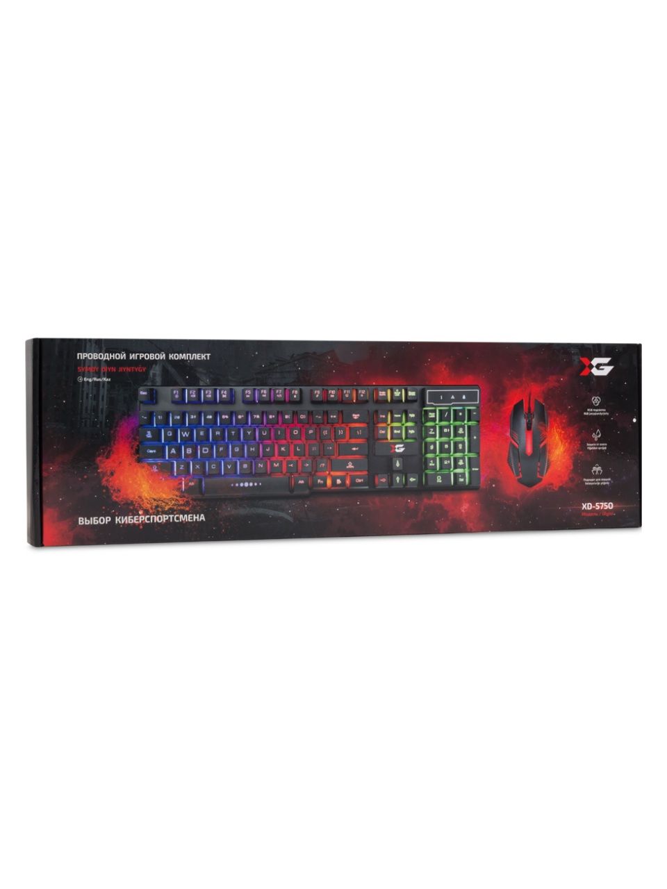 Комплект Клавиатура + Мышь XG XD-575OUB