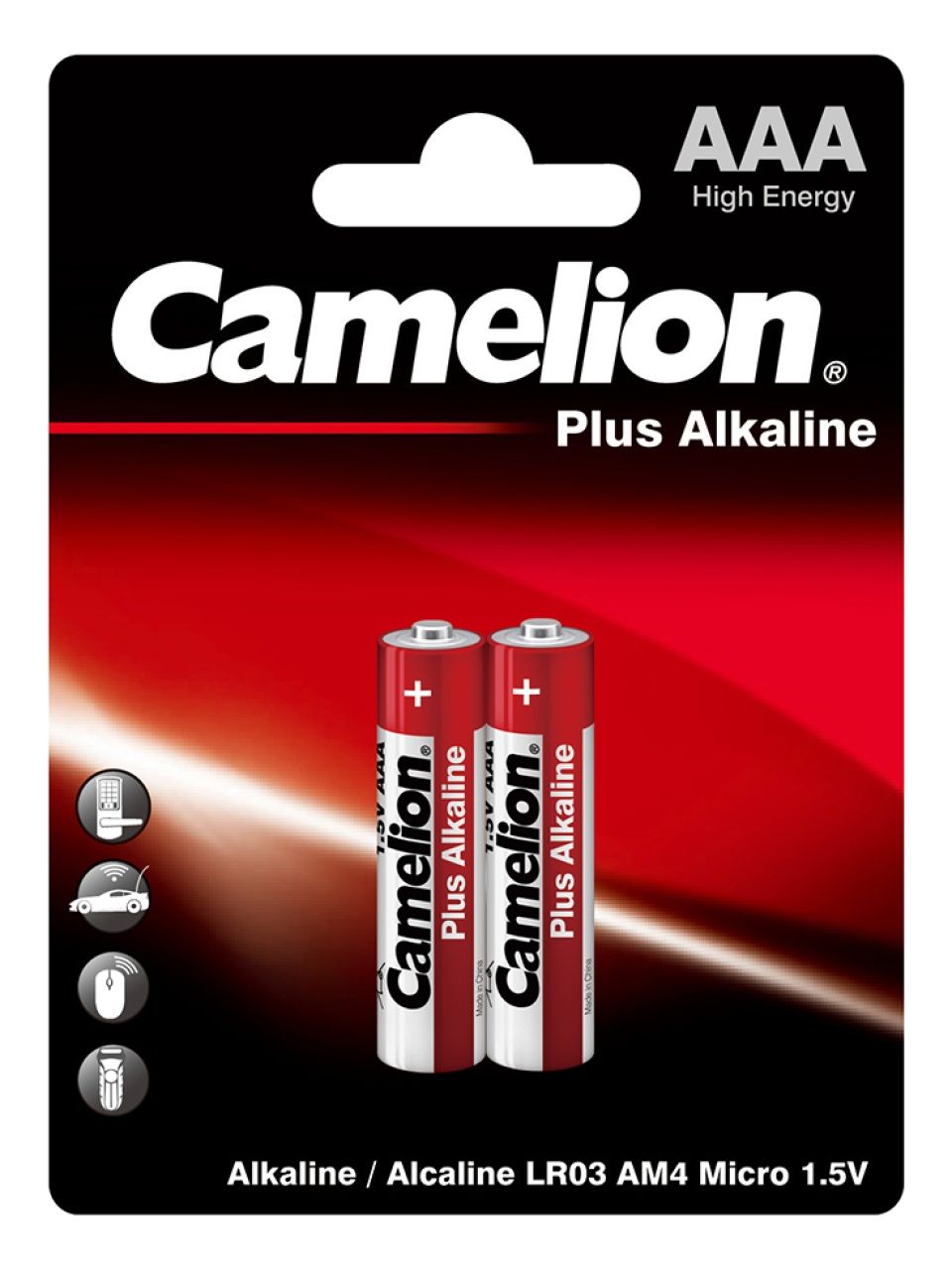 Батарейка CAMELION Plus Alkaline LR03-BP2 2 шт. в блистере