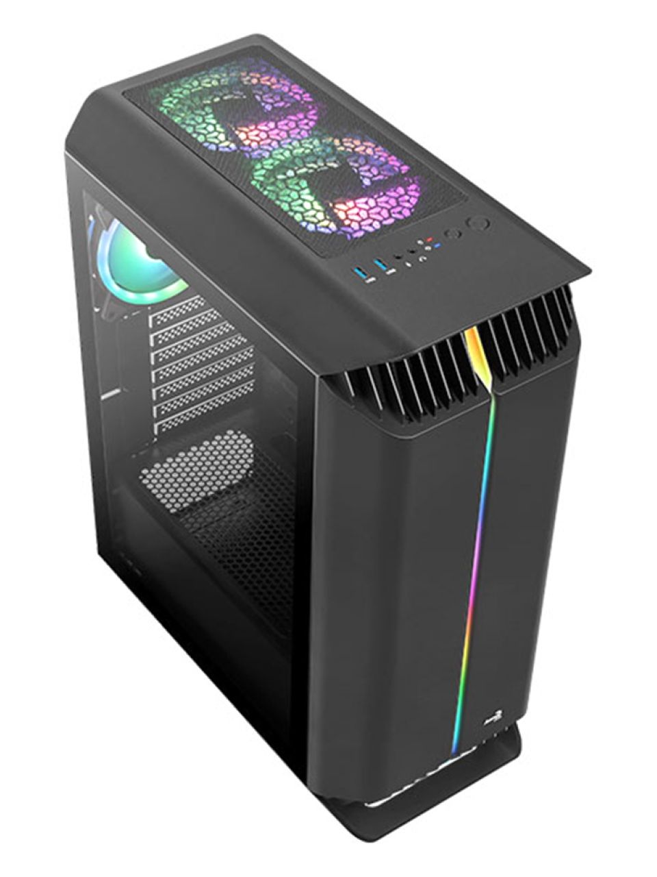 Компьютерный корпус Aerocool Gladiator Duo-G-BK-v1 без Б/П