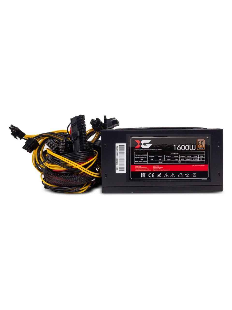 Блок питания X-Game TTM Multi-rail 1600W