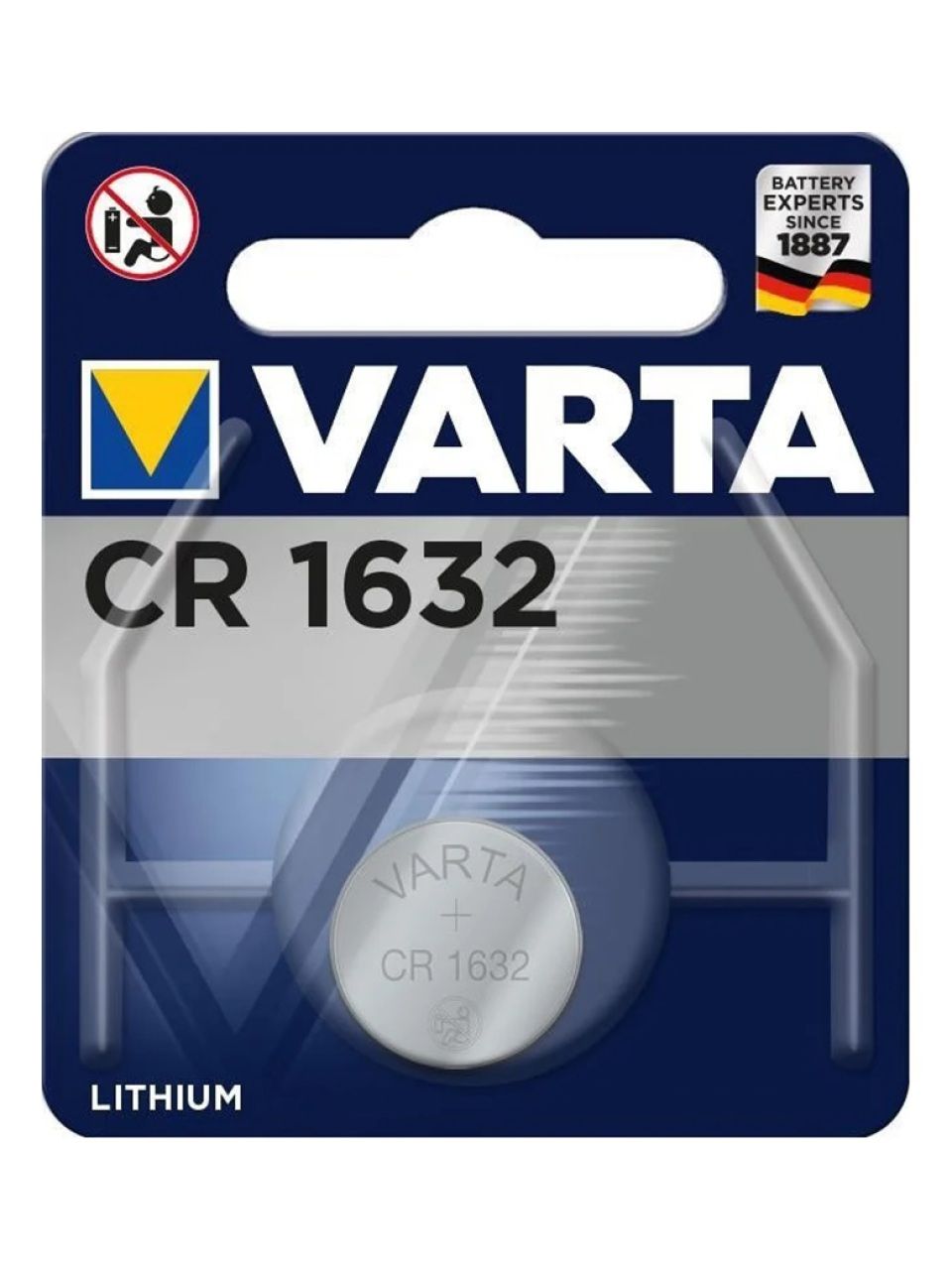 Батарейка VARTA Lithium CR1632 3V 1 шт. в блистере