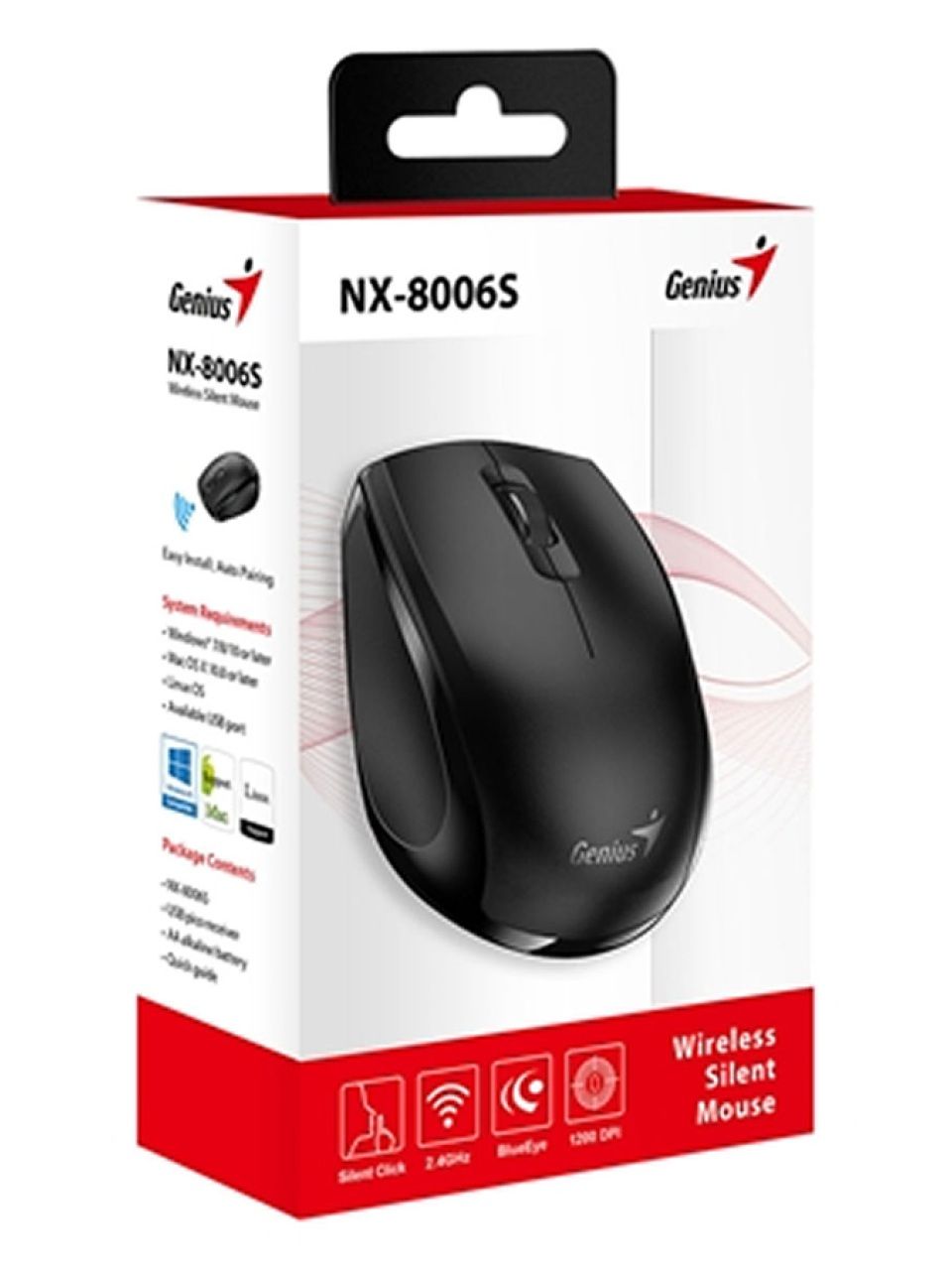 Компьютерная мышь Genius NX-8006S Black