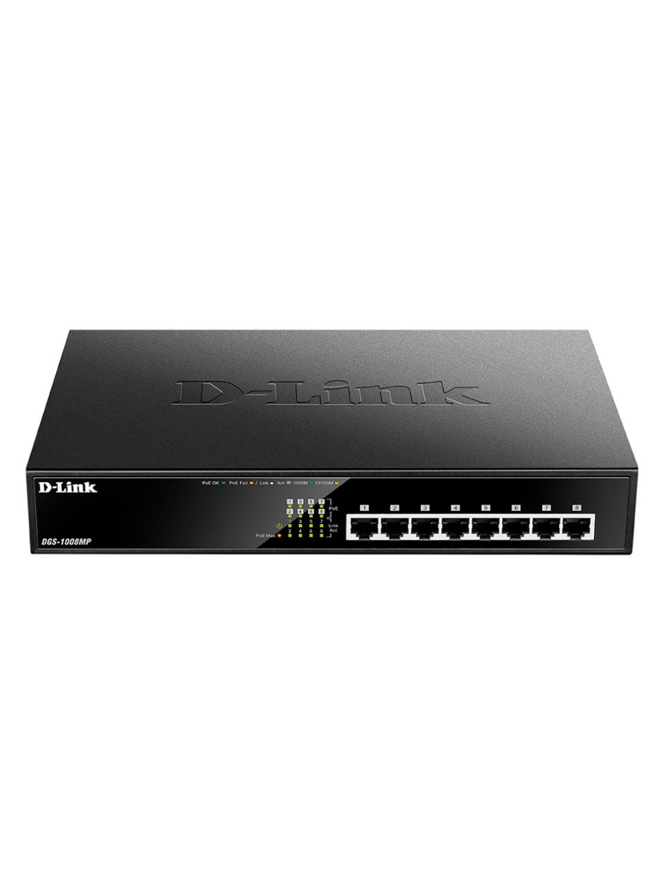 Коммутатор D-Link DGS-1008MP/B1A