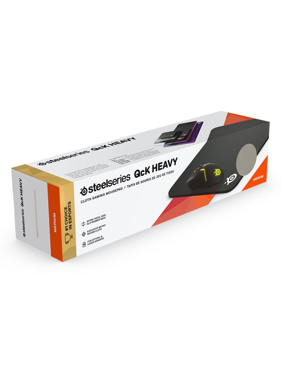 Коврик для компьютерной мыши Steelseries QCK Heavy - M 2020 Edition