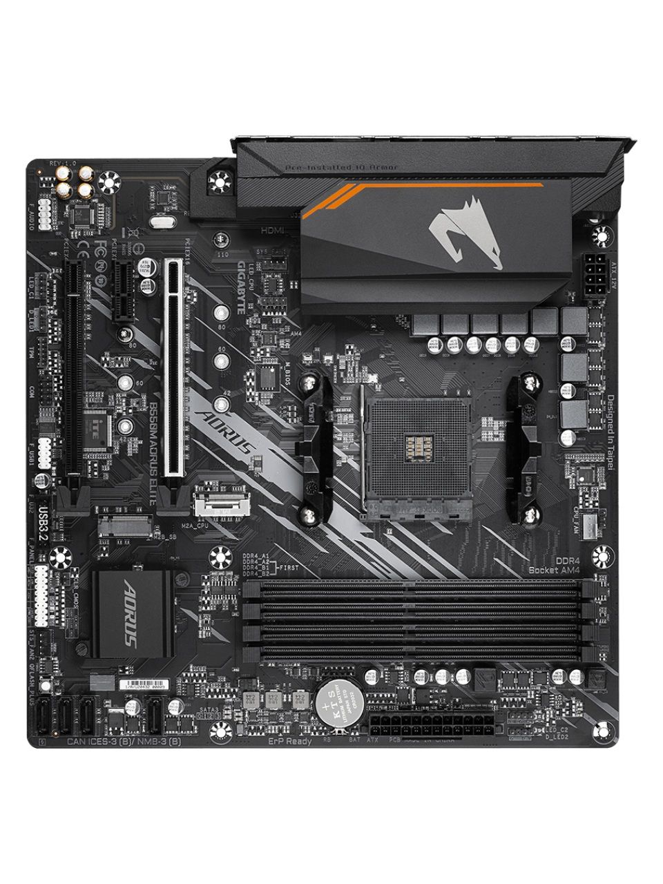 Материнская плата Gigabyte B550M AORUS ELITE