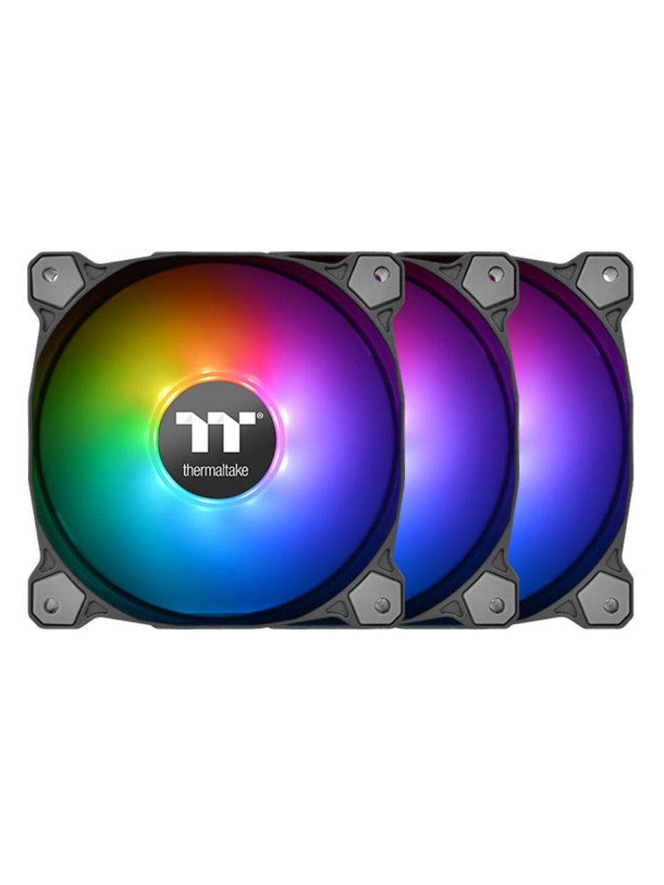 Кулер для компьютерного корпуса Thermaltake Pure Plus 12 RGB TT Premium Edition (3-Fan Pack)