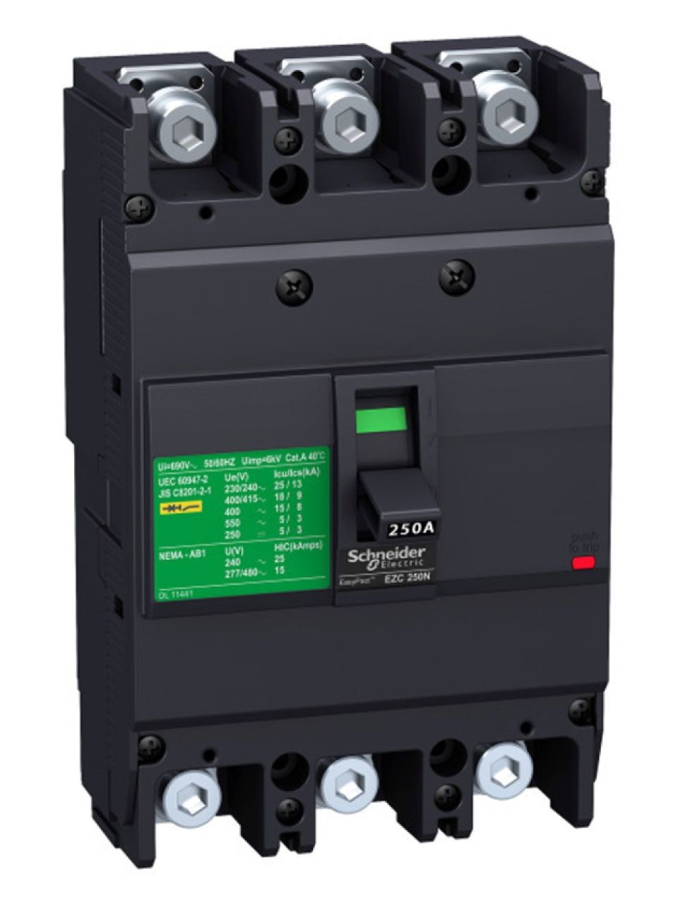Автоматический выключатель SE EZC250N3200 Easypact 3P 200A
