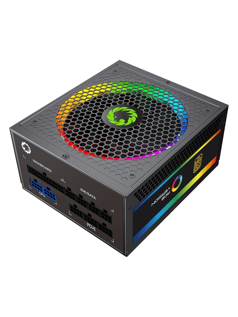 Блок питания Gamemax RGB 550W Rainbow (Gold)