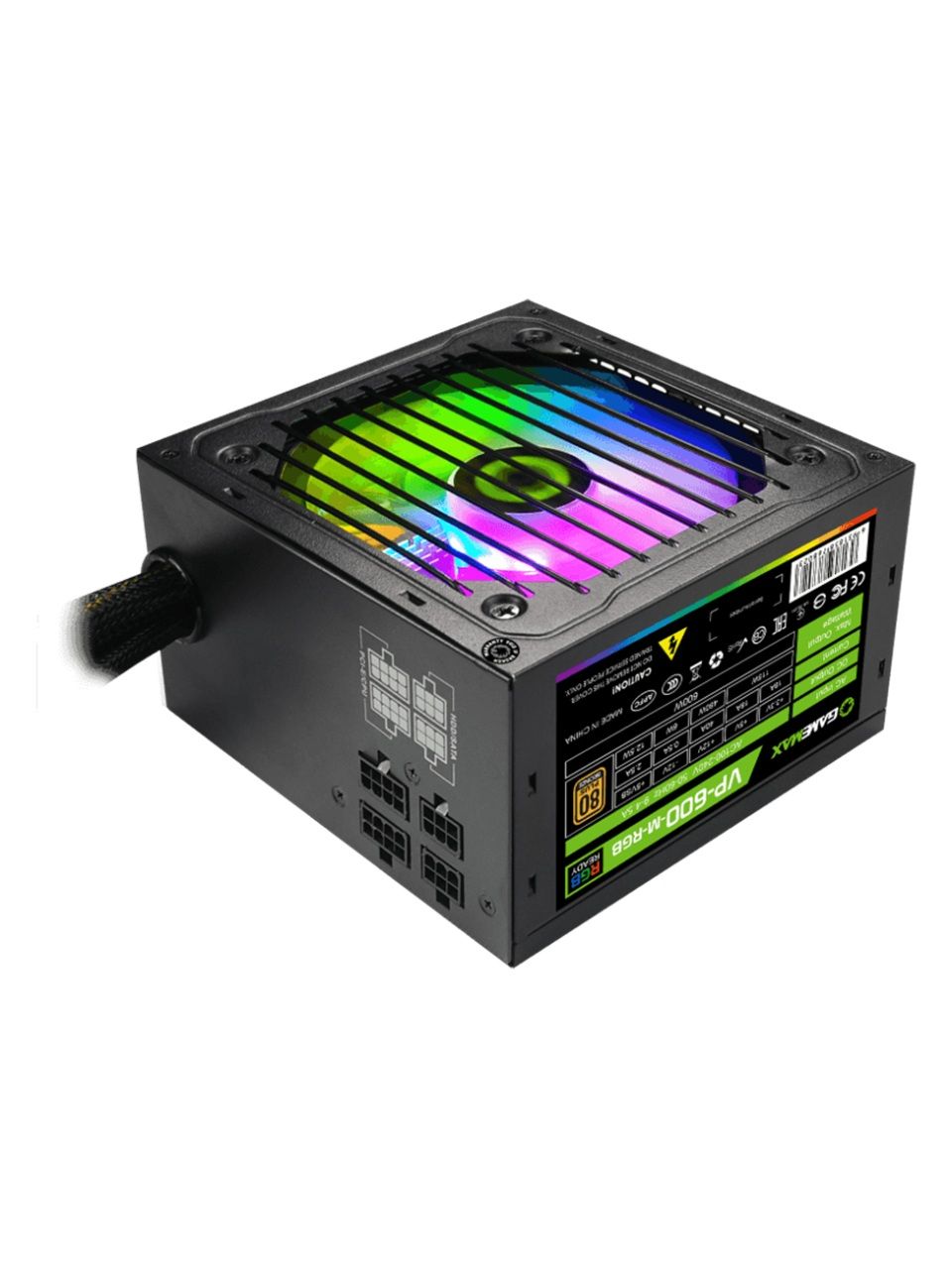 Блок питания Gamemax VP 600W RGB M (Bronze)