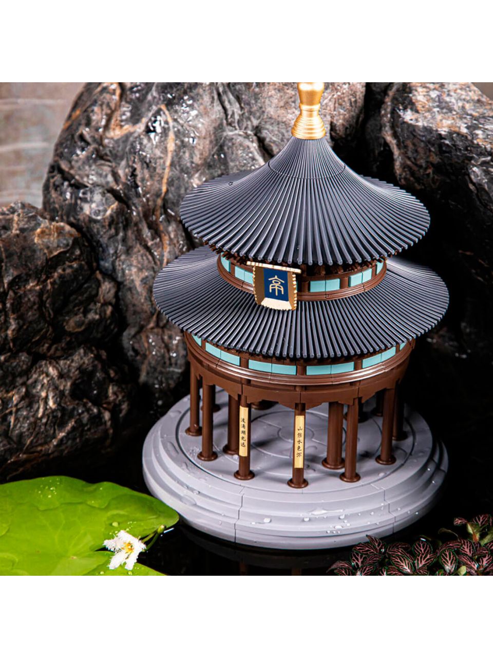 Конструктор ONEBOT Double-Eave Pavilion 358+ QNSTX65AIQI
