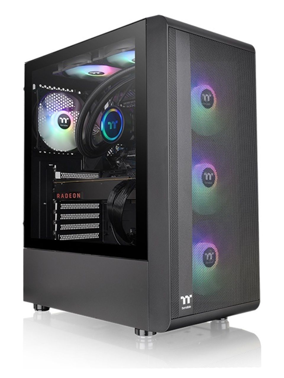 Компьютерный корпус Thermaltake S200 TG ARGB Black без Б/П