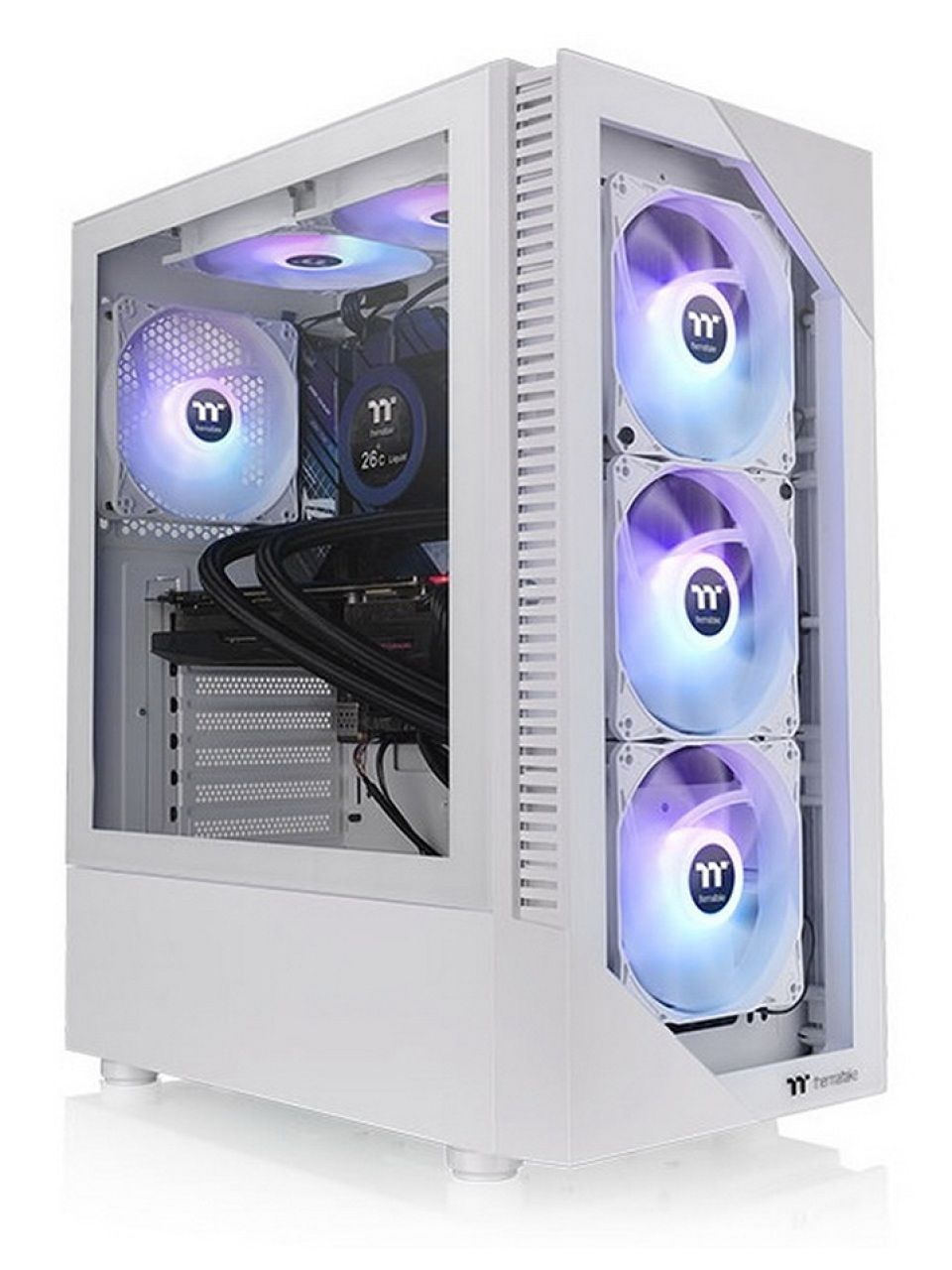Компьютерный корпус Thermaltake View 200 TG Snow ARGB без Б/П