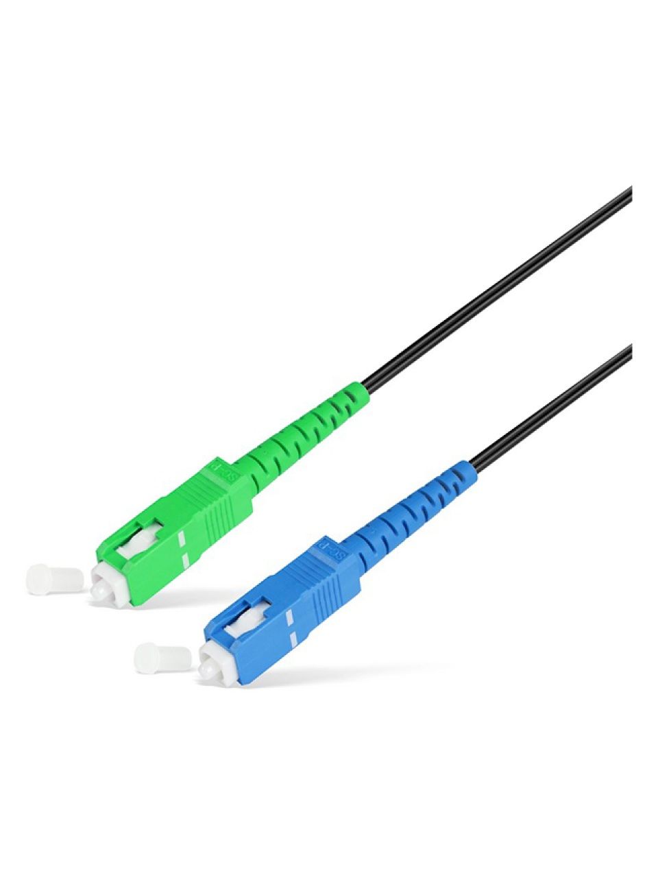 Абонентский FTTH Патч Корд SС/UPC-SC/APC SM 1 м Black