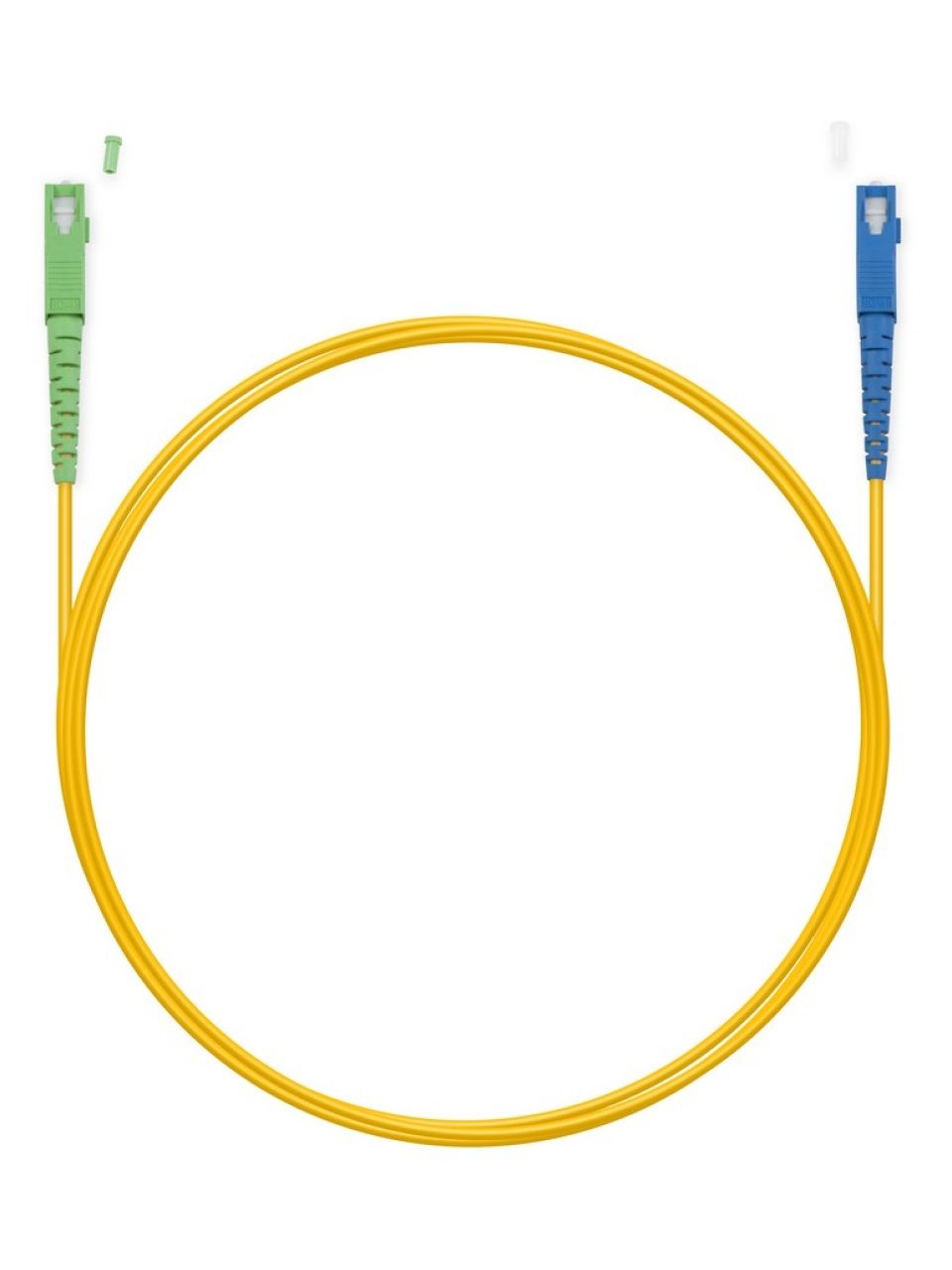 Патч Корд Оптоволоконный SC/UPC-SC/APC SM 9/125 Simplex 2.0мм 1 м