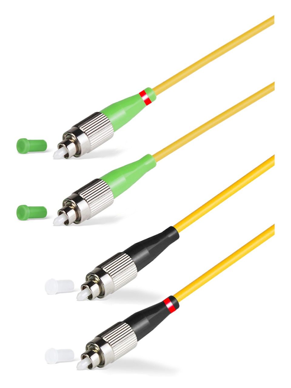 Патч Корд Оптоволоконный FC/UPC-FC/APC SM 9/125 Duplex 2.0мм 1 м