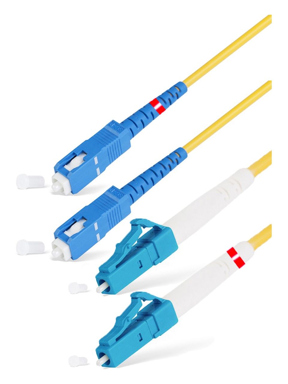 Патч Корд Оптоволоконный SC/UPC-LC/UPC SM 9/125 Duplex 2.0мм 1 м
