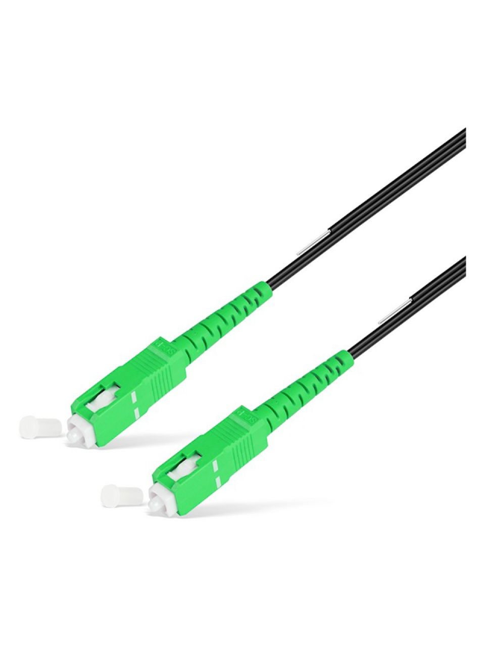 Абонентский FTTH Патч Корд SС/APC-SC/APC SM 1 м Black усил