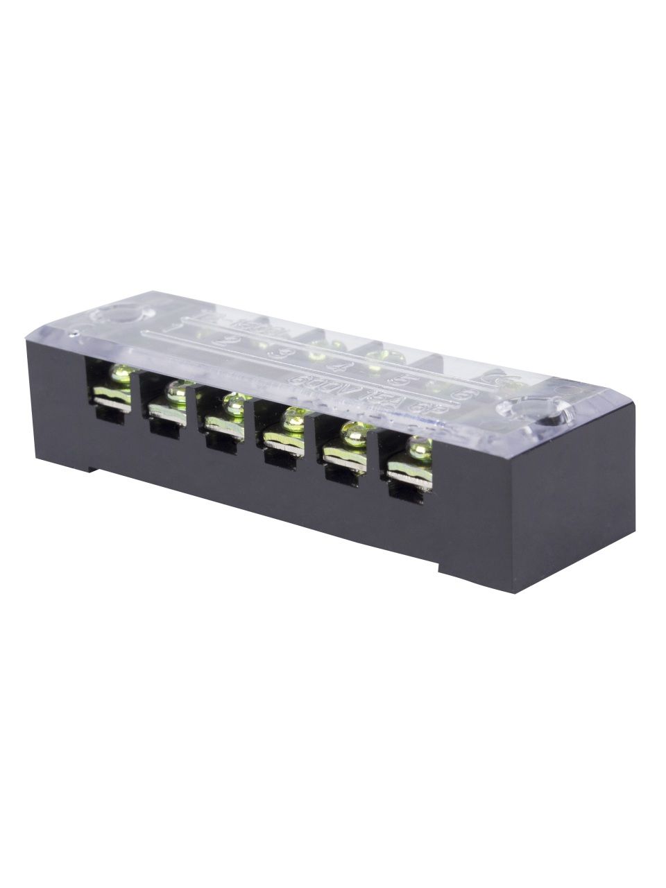 Колодка клеммная карболитовая Deluxe TB - 1506 (15A 6P)