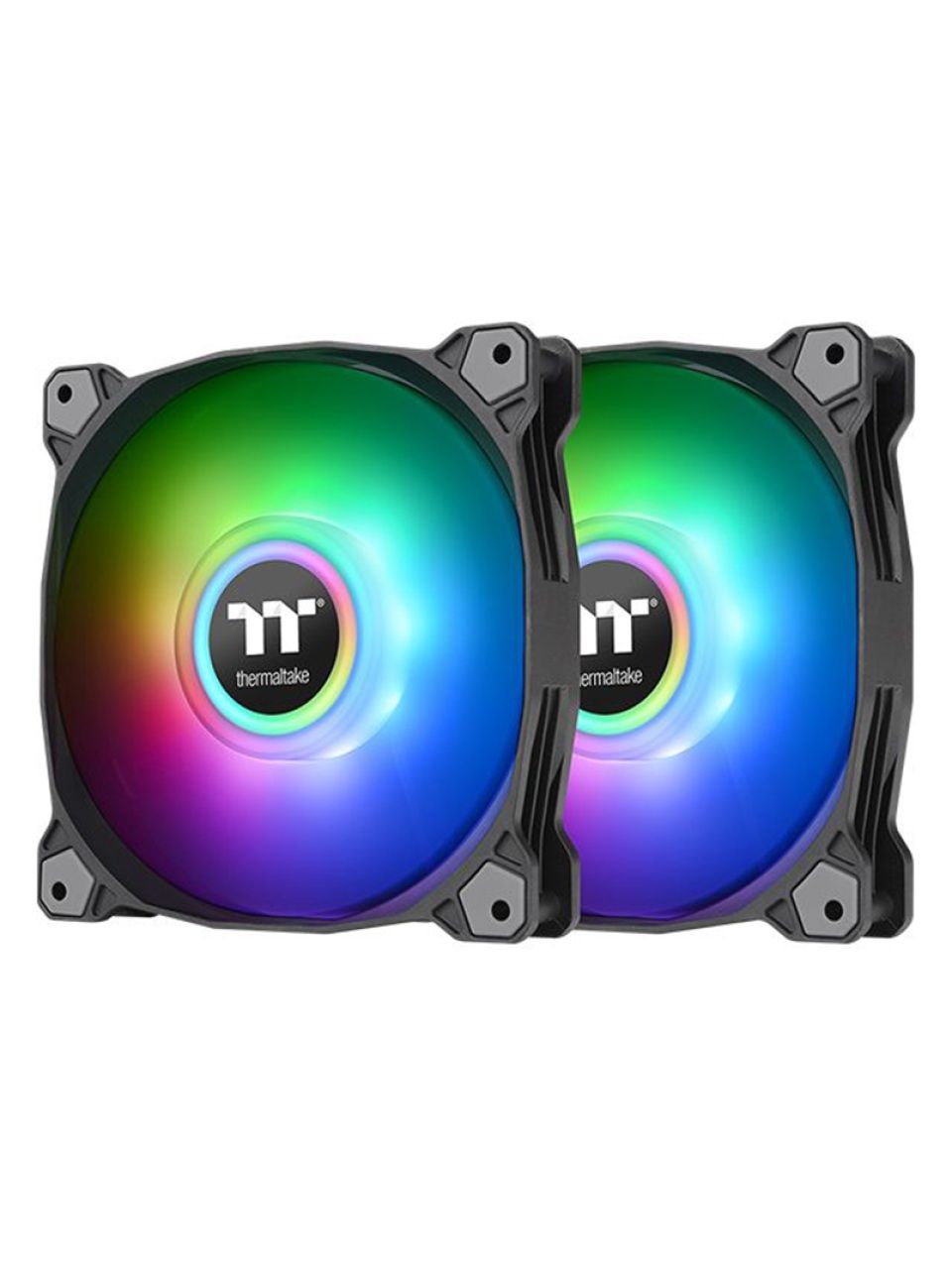 Кулер для компьютерного корпуса Thermaltake Pure Duo 12 ARGB Sync Radiator Fan (2-Fan Pack) Black