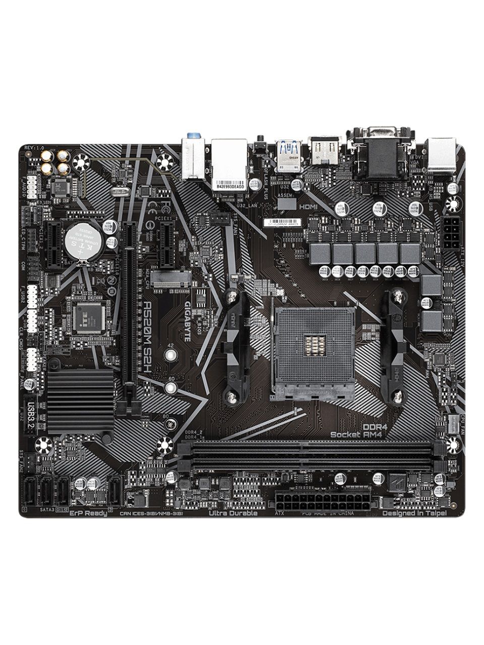 Материнская плата Gigabyte A520M S2H