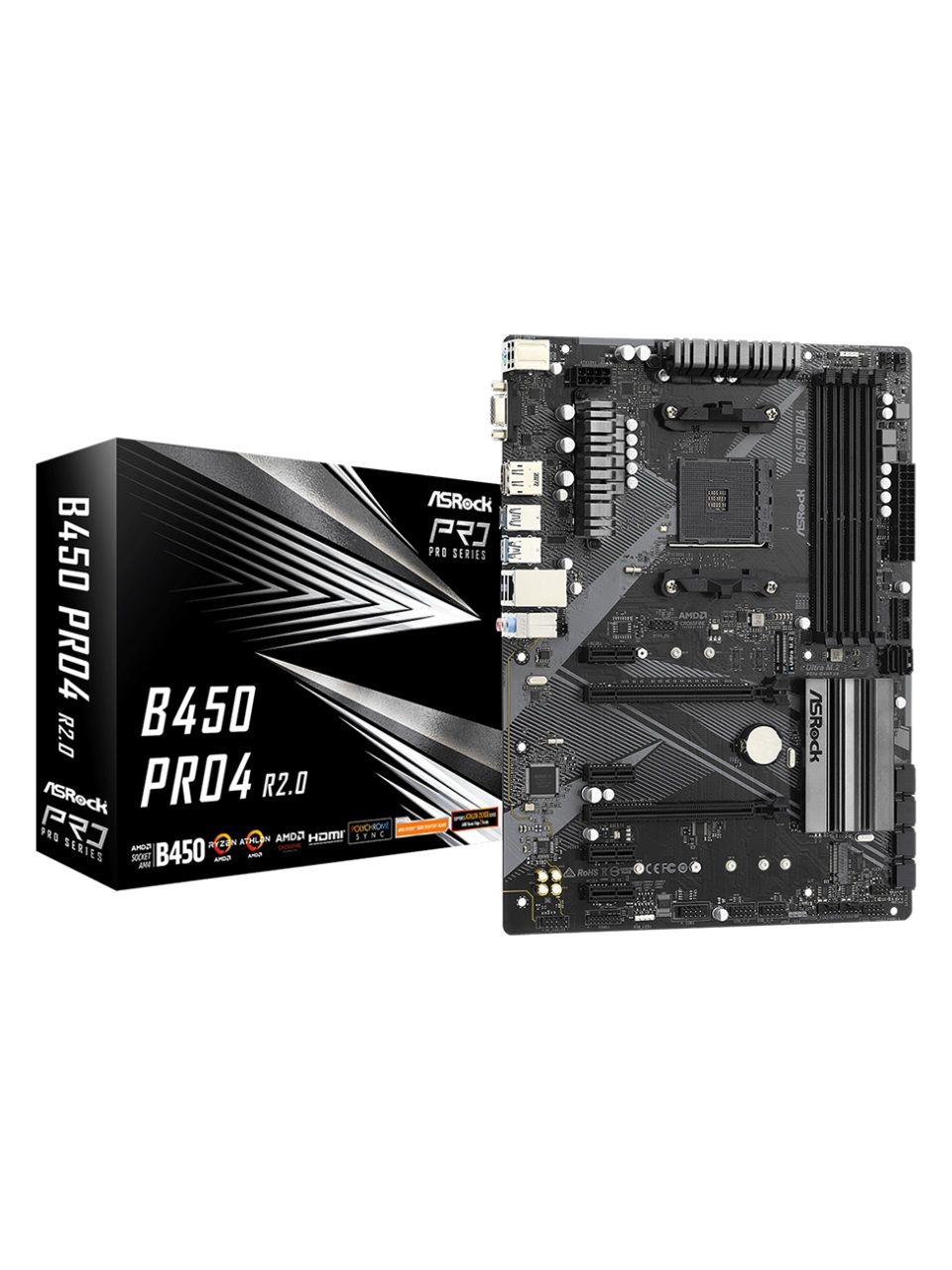 Материнская плата ASRock B450 PRO4 R2.0