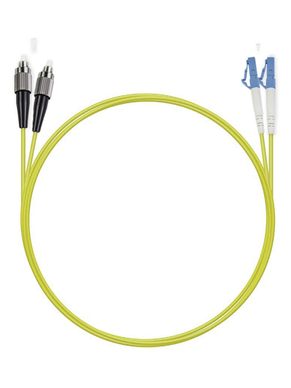 Патч Корд Оптоволоконный FC/UPC-LC/UPC SM 9/125 Duplex 3.0мм1 м