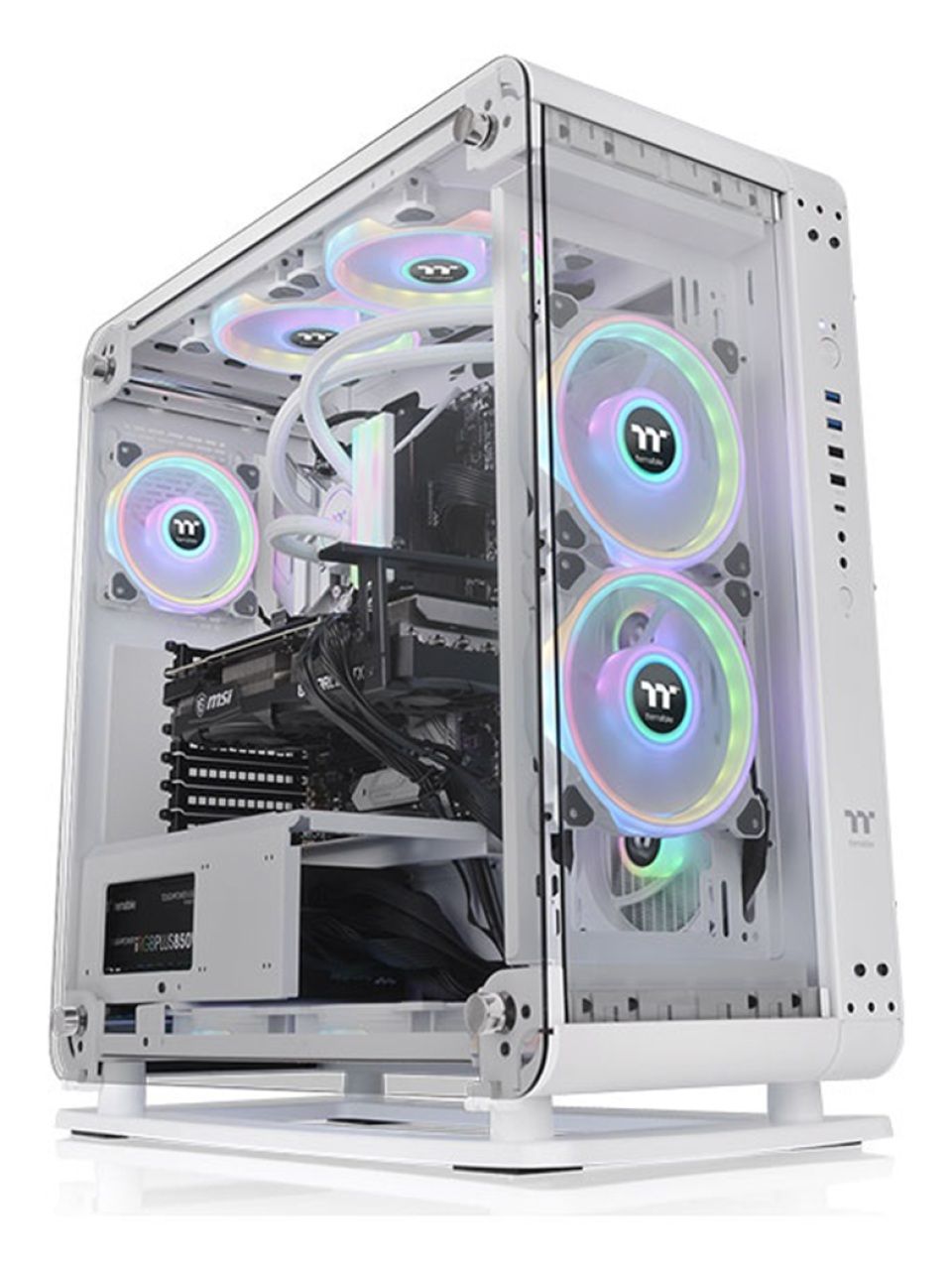 Компьютерный корпус Thermaltake Core P6 TG Snow без Б/П