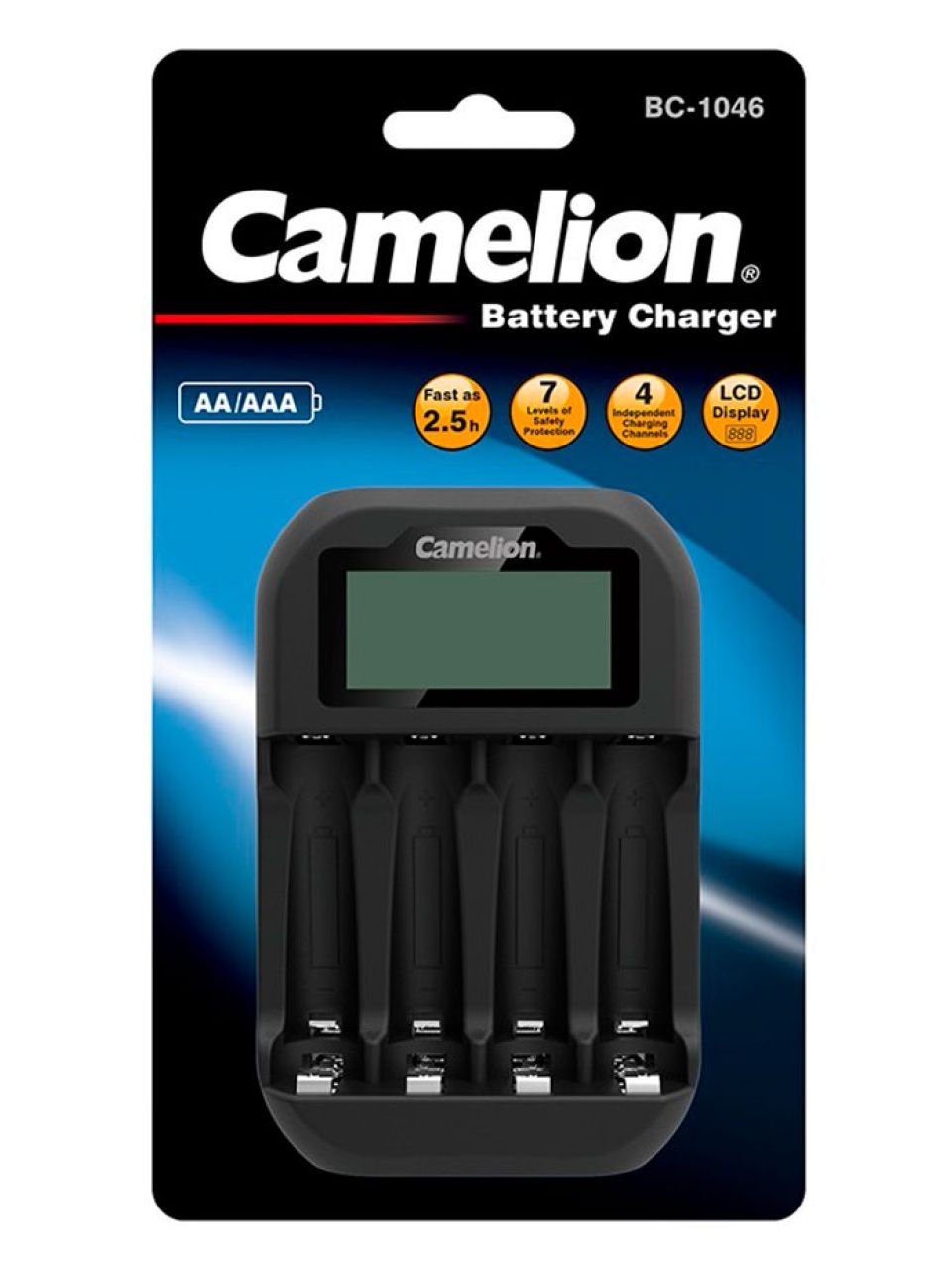 Зарядное устройство Camelion BC-1046-BLK-DB