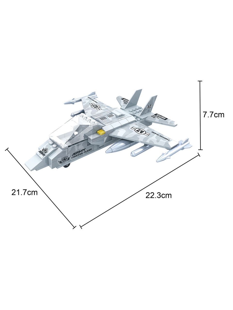 Игровой конструктор Keyixing 22402 АРМИЯ (126 деталей в наборе)
