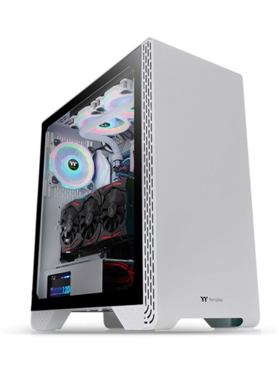 Компьютерный корпус Thermaltake S300 TG White без Б/П