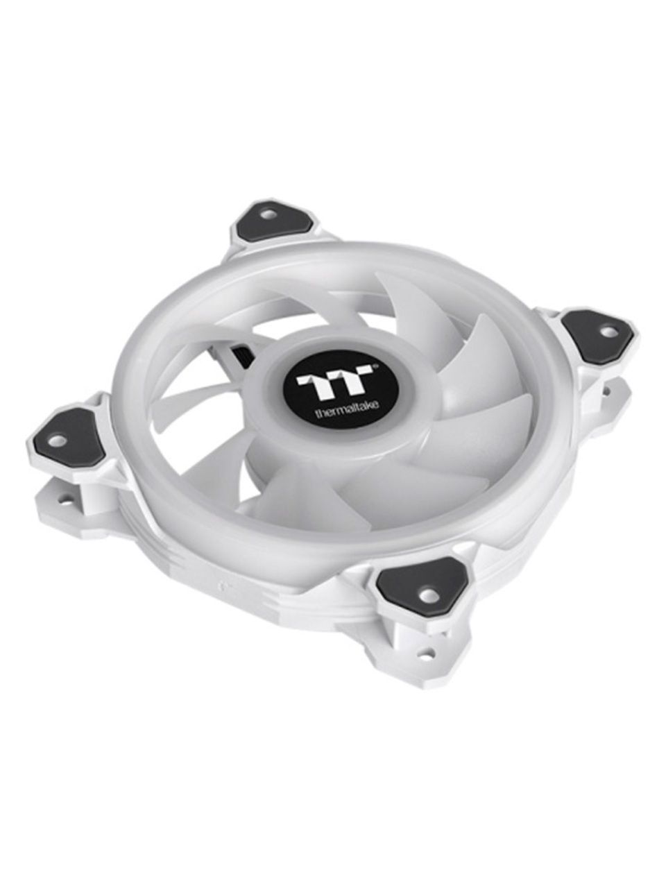 Кулер для компьютерного корпуса Thermaltake Riing Quad 12 RGB White (3-Fan Pack)