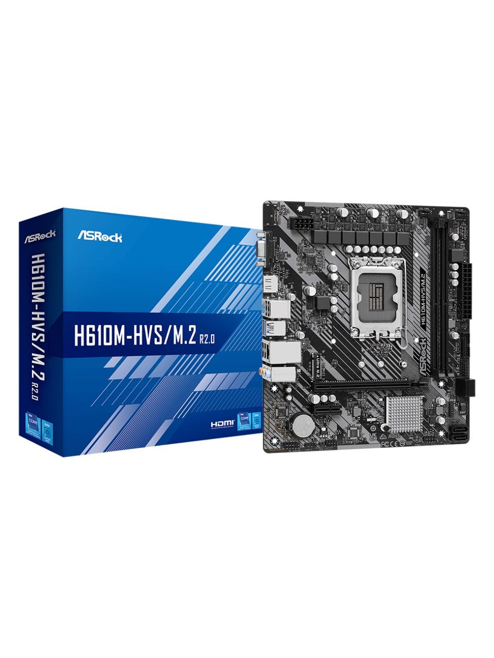 Материнская плата ASRock H610M-HVS/M.2 R2.0