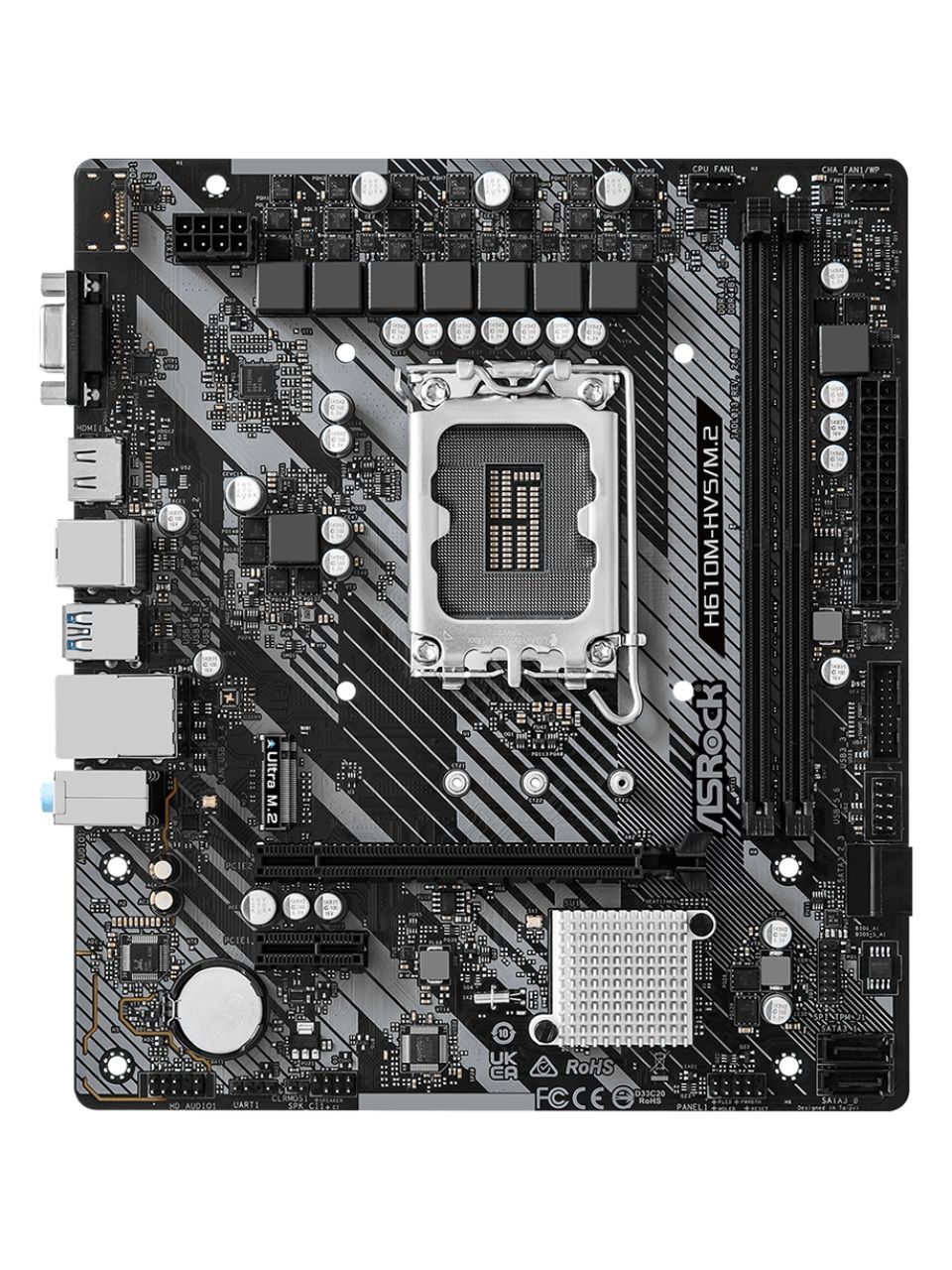 Материнская плата ASRock H610M-HVS/M.2 R2.0