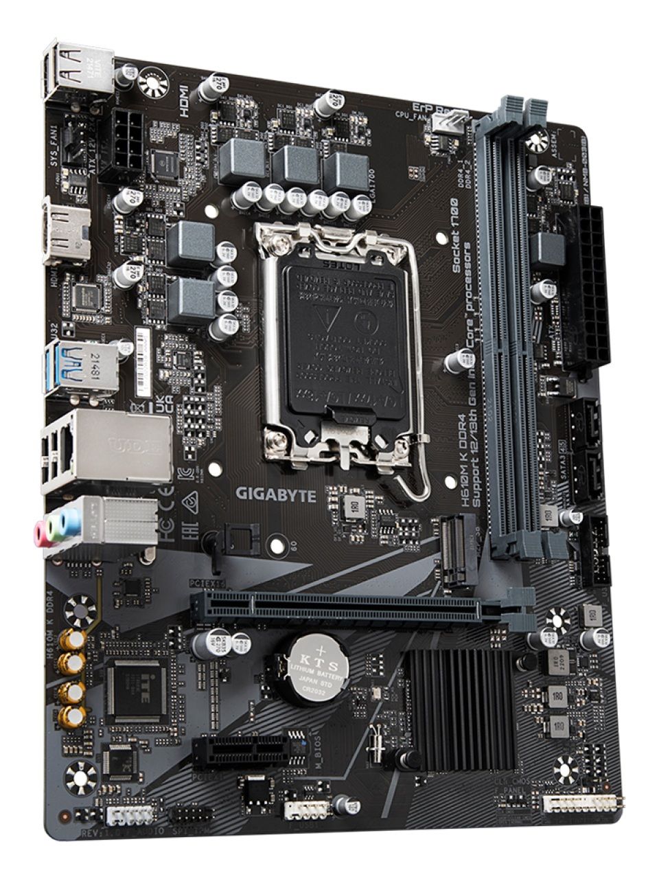 Материнская плата Gigabyte H610M K DDR4
