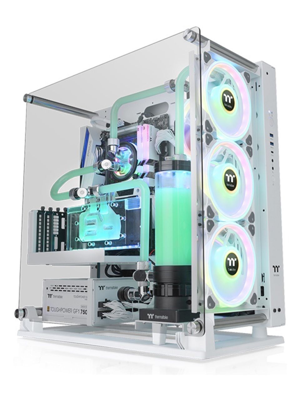 Компьютерный корпус Thermaltake Core P3 TG Pro Snow без Б/П