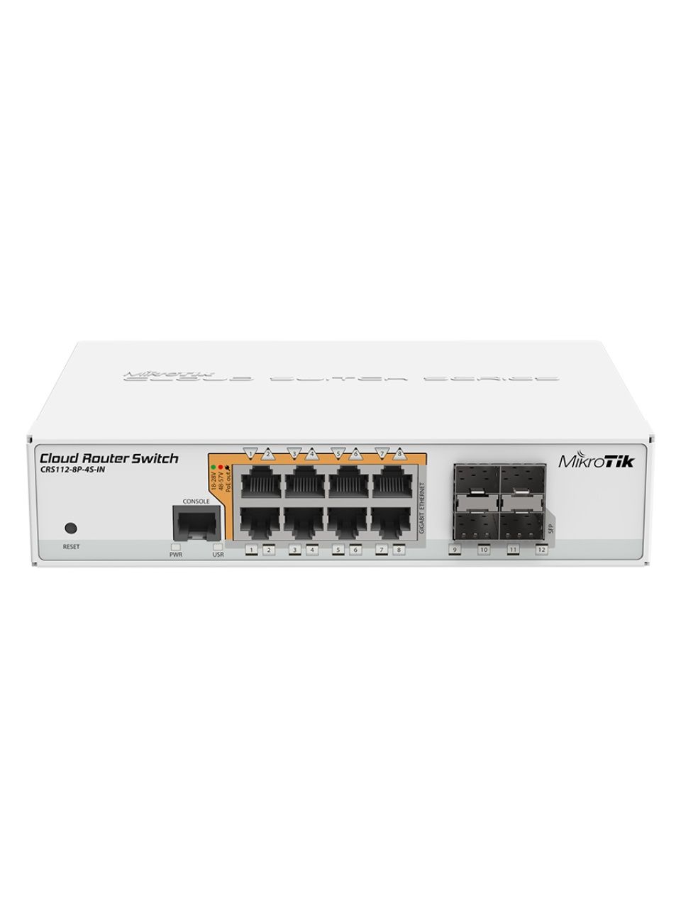 Коммутатор MikroTik CRS112-8P-4S-IN