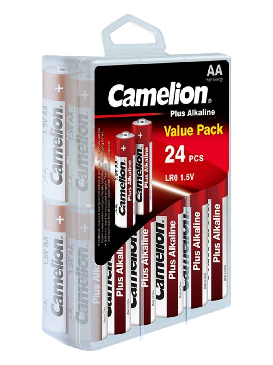 Батарейка CAMELION Plus Alkaline LR6-PBH24 24 шт. в упак.