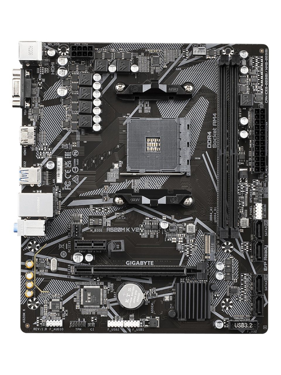Материнская плата Gigabyte A520M K V2