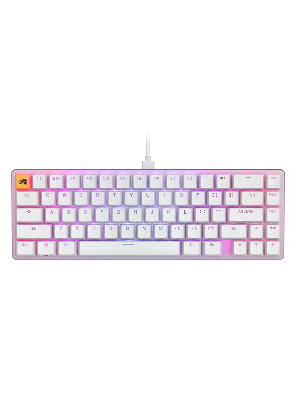 Клавиатура Glorious GMMK2 Compact White (GLO-GMMK2-65-FOX-W)