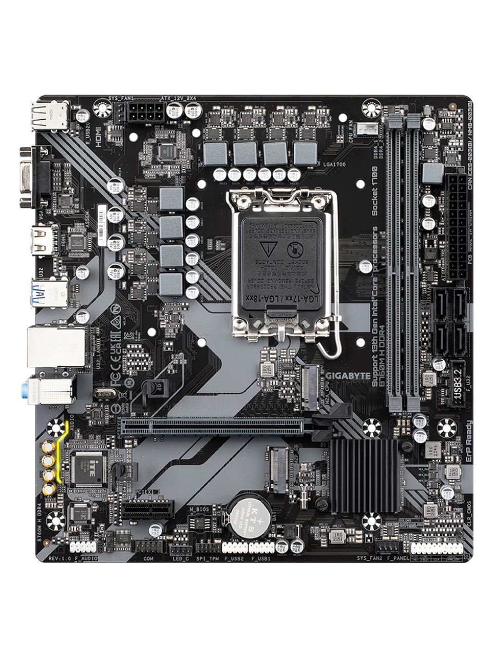 Материнская плата Gigabyte B760M H DDR4